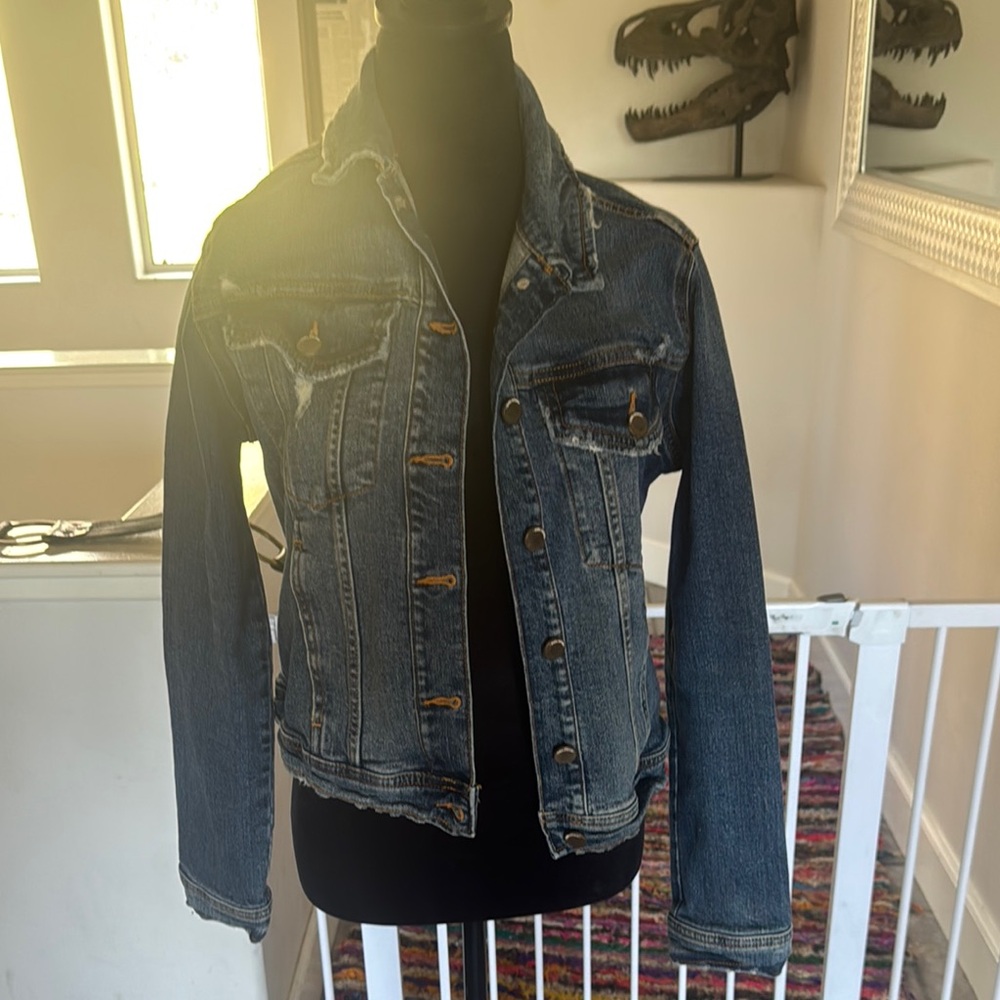 Zara Dark Wash Denim Jacket